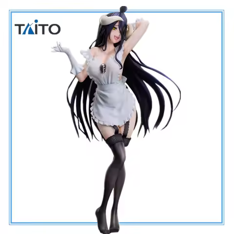 In Stock Original Taito ElCOCO Overlord Albedo PVC Anime Character Model Collection Desktop Decorati