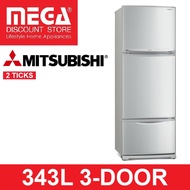 MITSUBISHI MR-V45EG 343L 3-DOOR FRIDGE