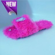 WOMEN'S HOME SANDALS, CASUAL SANDALS, CAT FUR SANDALS