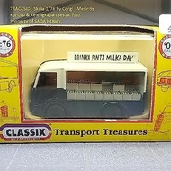 CLASSIX BY POCKETBOND TRANSPORT TREASURES 1/76 NCB ELECTRIC MILK FLOAT EXPRESS DIARIES OPEN CAB CADA