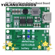 YOLA Boost Module 18650 Type-C To 8.4V 12.6V 16.8V 7.4V 11.1V 14.8V Lithium Battery Charging