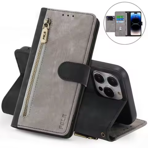 Flip Case For Nokia G42 5G Zipper Wallet Leather RFID Cover For Nokia C12 Pro C32 C02 C110 G310 G22 