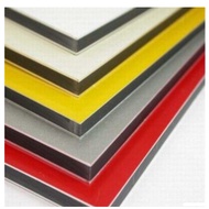 ACP Aluminium Composite ACP Panel Various Color Custom cut To Size 4ft x 4ft Silver Gold White Black