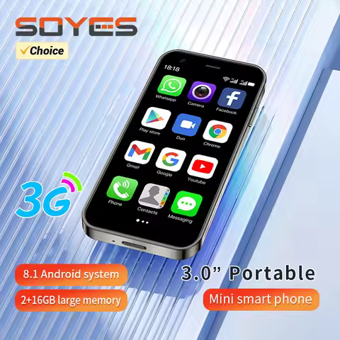 SOYES XS15 Mini Smartphone 3.0" Android8.1 Quad-core 2GB RAM 16GB ROM Dual SIM Standby 3G Network Sm
