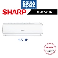 [FREE DELIVERY] SHARP AHA12WCD2 1.5HP R32 NON-INVERTER AIR COND