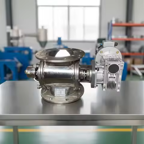 Multi-Purpose Airlock Rotary Valve Star Shaped Loading and Unloading Device for Pharmaceutical Work