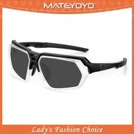 MATEYOYO แว่นตากันแดดกลางแจ้งขนาดใหญ่กว่า แว่นกันแดด UV 400 แว่นตาชายเดินทางแบรนด์แว่นตากันแดดสำหรับ