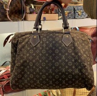 85%新 LV mini monogram Speedy 30 啡色手挽袋