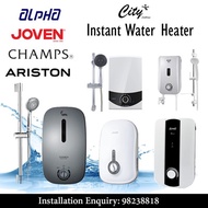 Instant Shower Water Heater Promotion: Joven / Champs / Ariston / Alpha