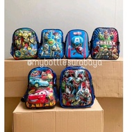 3d light preschool bag, light bepom preschool bag, light embossed preschool bag, light character pre