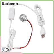 DARBEMY LED Spotlight, Breathing Mode and Constant Mode Dimmable Spotlight, Mini 5V USB Powered Neut