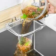 3-Hole Stainless Steel Sink Strainer, Sink Drain Filter, Kitchen Sink Strainer, Sink Corner Strainer