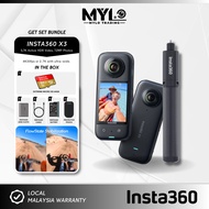 Insta360 X3 & One X3 5.7K Video I 72MP Photo I 360 Panoramic Camera + Free Gifts Sunnylife Mini Port