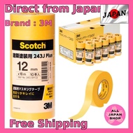 Masking Painting 18m Direct Japan 3m3m Scotch Architectural 243j Rolls 3m M40j Medium Yellow 24mm 24