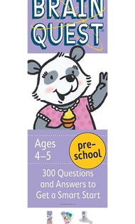 全新 Brain Quest Preschool, revised 4th edition: 300 Questions and Answers to Get a Smart Start (Brain Quest Decks) age 4-5 書展優惠 清屋