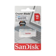 SanDisk แฟลชไดร์ฟ 16GB CRUZER BLADE (SDCZ50C) White