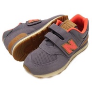 現貨 iShoes正品 New Balance 童鞋 大童 中童 麂皮 紫 橘 魔鬼氈 運動 休閒鞋 YV574TK W