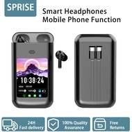 SPRISE LED Touch Screen Bluetooth Earphone Multifunctional Smart Noise Cancelling ANC+ENC Wireless E