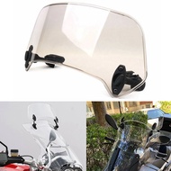 Universal Motorcycle Windscreen Windshield Extension Adjustable Spoiler Deflector For F750GS F850GS 