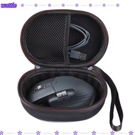 WATTLE Mouse Storage Bag, Hard Dustproof Carring Mouse Protective Cover, EVA Black Portable Mice Har