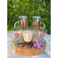 The Sun Measuring Cup With Ears Clear Glass Scale 8 Ounces/250ml/1Cup