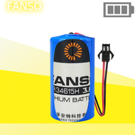 FANSO ER34615H แบตเตอรี่ 3.6V เครื่องวัดน้ําอัจฉริยะ เครื่องวัดการไหลของแบตเตอรี่ สัญญาณเตือน PLC แบ