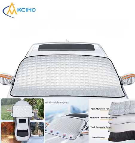 Universal Magnetic Car Windshield Snow Cover Winter Front Window Anti-Ice Frost Shield Auto Exterior