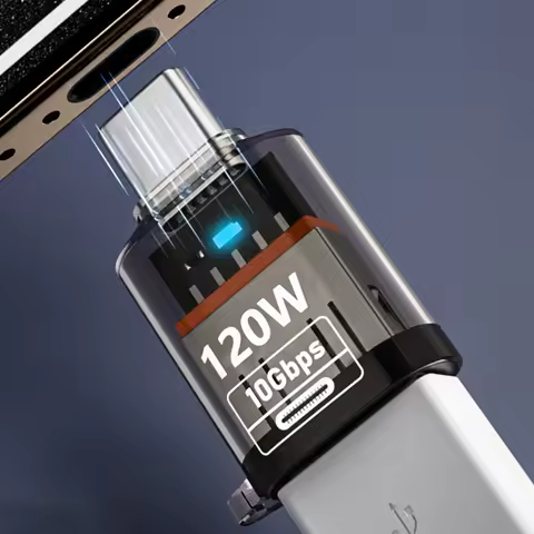 10Gbps OTG USB 3.2 To Type C Adapter 120W Fast Charging USB C Converter OTG For Xiaomi Samsung PC Ta