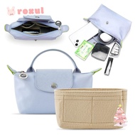 ROXUL Linner Bag, Storage Bags Multi-Pocket Insert Bag, Durable Portable Travel Felt Bag Organizer Longchamp Mini Bag