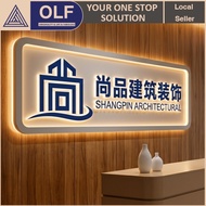Customized Company Billboards Brand Logos Corporate Image Billboards Lightbox LED Illuminated Letter