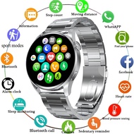 Smartwatch สมาร์ทวอทช์ Bluetooth Call Smart Watch Men Full Touch IP68 Waterproof Wireless Charging Music Heart Rate Smartwatch For Huawei Xiaomi PhoneSmartwatch สมาร์ทวอทช์ Silver Black