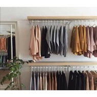 CLOTHES BAR 60-90CM, PENYANGKUT BAJU, PALANG PENYIDAI PAKAIAN, RAK BAJU, HANGER