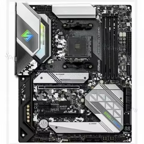 A++For ASRock B550 Steel Legend Desktop Motherboard Socket AM4 B550 PCI-E 4.0 M.2