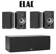 Elac (2 Pairs) B6.2 Debut 2.0 Bookshelf Speakers Debut C6.2 Aramid-Fiber Center-Channel Speaker B...