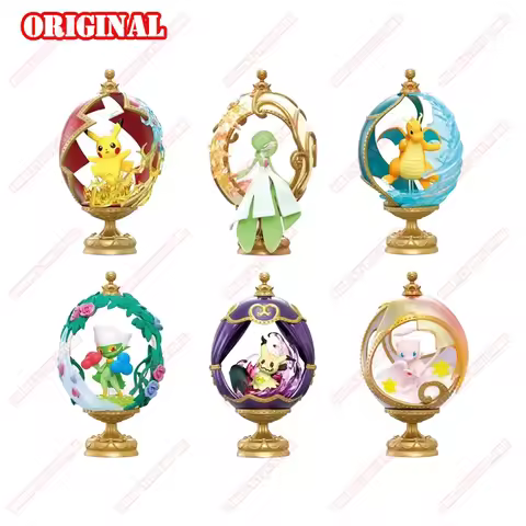 Original Pokemon Animation Game Peripheral Toys Ovaltique Collection Gardevoir Boxed Gacha Gashapon 