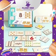 PLANETKIDZ FK520 Number Matching Game | Educational Toys for Children Montessori Counting Toys for C