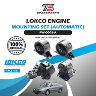 LOKCO Engine Mounting Proton WIRA 1.6/1.8 AT (1992-2002) (4pcs) Enjin Barang Kereta