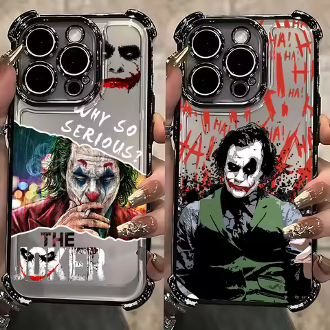Cool Crazy j-jokers Plating Phone Case For Samsung S26 S25 S24 S23 S22 S21 S20 FE Note20 Edge Plus U