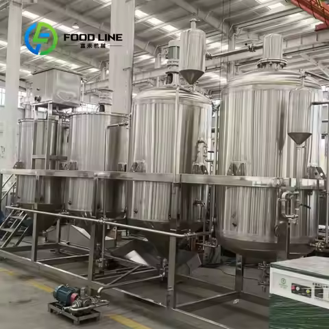 Customize Automatic Olive Oil Refining Production Line Olive Oil Extraction Olive Oil Refinery Machi
