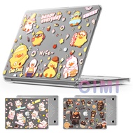 Hard & Soft Transparent Cartoon Laptop Case  Compatible with MacBook Air 13.6" M2-M5 | Protective Co