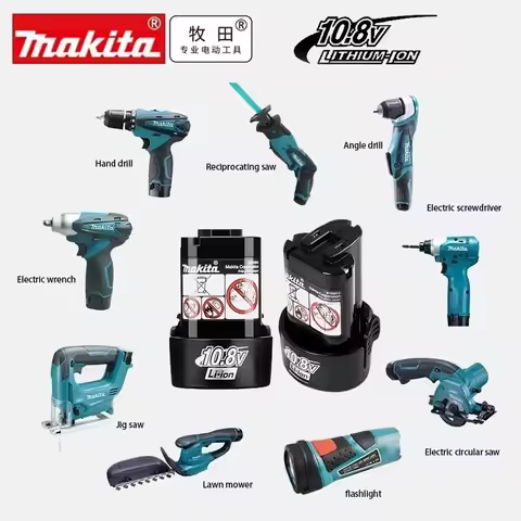 Original Makita Battery 10.8v 2.0Ah Battery Replacement BL1013 BL1020 BL1030 , Power Tool Battery TD