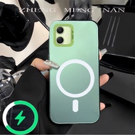 Suitable for Samsung A04 A04E A05 A06 A07 phone case for silver matte large hole solid color BQ prot