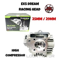 EX5 DREAM RACING HEAD 25MM/29MM V1 HIGH COMPRESSOR - TAIKOM RACING