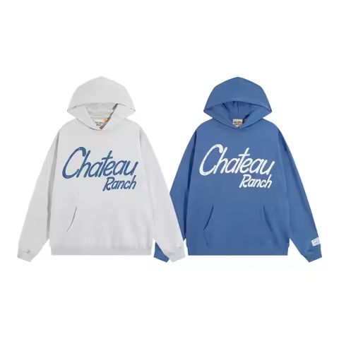 Gallery Dept Horseshoe Design Print American High Street Hooded Sweater Hoodie