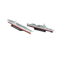 [szlztmy2mg] Aircraft Carrier Toy Destroyer Model, Simulation Ship Type 055, Warship Models for Part