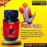 Pelet Arwana Redfish Makanan Pakan Arwana Super Red Golden Red Sier