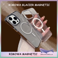 Rimowa glacier Magnetic Silicone transparency Matte soft iphone case phone cover for 11 12 13 14 15 Pro Max Full coverage ip cellphone casing boutique phone case