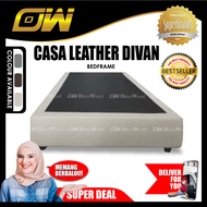 Danish Divan Base 6 Inch Divan Box Only / 6 Inch Divan Base / Leather Divan / Solid Divan Bed / Bedf