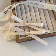 Korean Bow Pair Clip Solid Color Hair Clamp Bb Clip Girl Sweet Temperament Bangs Princess N7