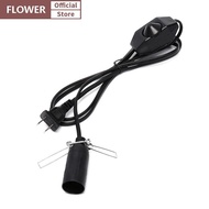 FOF Salt Lamp Dimmer Control Switch Power Cable Cord E14 Socket US Plug FOO